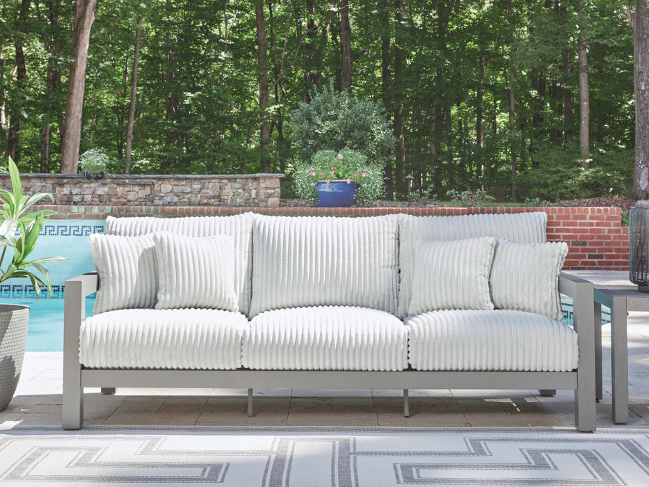 Hurley Park Outdoor Sofa with Cushion - Tony’s Furniture Store & Linen (GA) - Multi Location