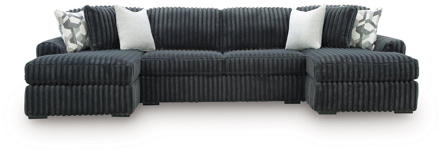 Midnight-Madness Sectional with Chaise - Tony’s Furniture Store & Linen (GA) - Multi Location