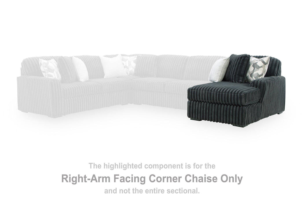 Midnight-Madness Sectional with Chaise - Tony’s Furniture Store & Linen (GA) - Multi Location
