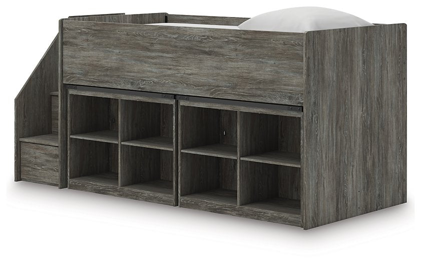 Frandern Loft Bed with Bookcase Storage - Tony’s Furniture Store & Linen (GA) - Multi Location
