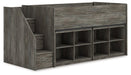 Frandern Loft Bed with Bookcase Storage - Tony’s Furniture Store & Linen (GA) - Multi Location