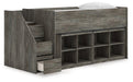 Frandern Loft Bed with Bookcase Storage - Tony’s Furniture Store & Linen (GA) - Multi Location