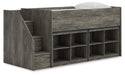 Frandern Loft Bed with Bookcase Storage - Tony’s Furniture Store & Linen (GA) - Multi Location
