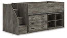 Frandern Loft Bed with Bookcase and Drawer Storage - Tony’s Furniture Store & Linen (GA) - Multi Location