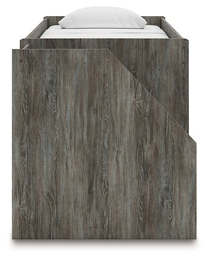 Frandern Loft Bed with Bookcase and Drawer Storage - Tony’s Furniture Store & Linen (GA) - Multi Location