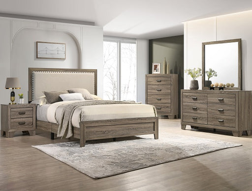 MILLIE FULL UPHOLSTERY BED ONE BOX -GREY - Tony’s Furniture Store & Linen (GA) - Multi Location
