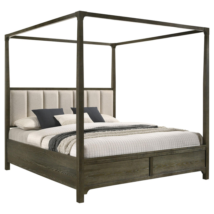 Gran Park Canopy Bed Dark Cocoa - Tony’s Furniture Store & Linen (GA) - Multi Location