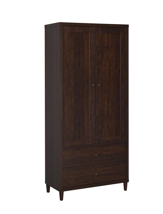 Wadeline 2-door Tall Accent Cabinet Rustic Tobacco - Tony’s Furniture Store & Linen (GA) - Multi Location