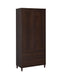 Wadeline 2-door Tall Accent Cabinet Rustic Tobacco - Tony’s Furniture Store & Linen (GA) - Multi Location