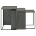 Imez 3-piece Rectangular Metal Nesting Table Grey - Tony’s Furniture Store & Linen (GA) - Multi Location