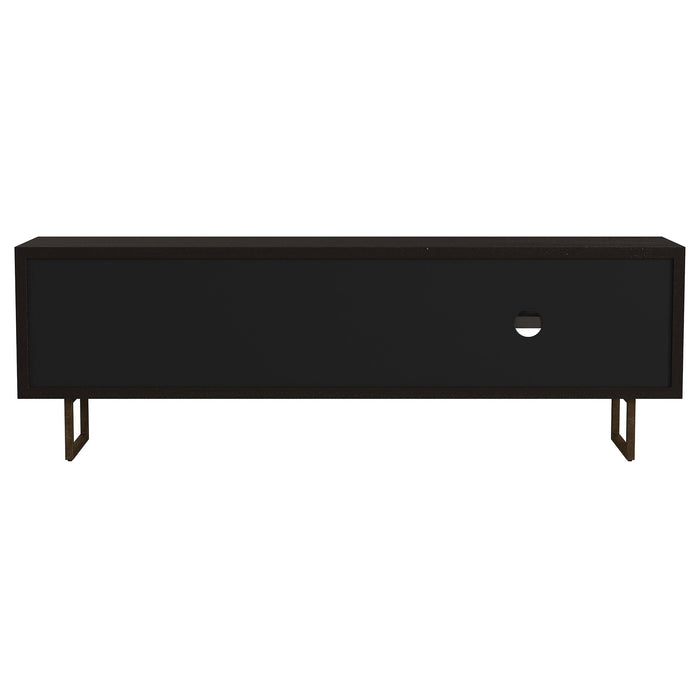 Marsden 2-door Wood 70" TV Stand Charcoal Black - Tony’s Furniture Store & Linen (GA) - Multi Location