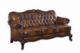 Victoria Rolled Arm Sofa Tri-tone and Brown - Tony’s Furniture Store & Linen (GA) - Multi Location
