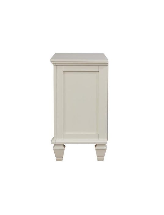 Sandy Beach 3-drawer Nightstand Cream White - Tony’s Furniture Store & Linen (GA) - Multi Location