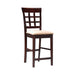Gabriel Upholstered Counter Height Stools Cappuccino and Beige (Set of 2) - Tony’s Furniture Store & Linen (GA) - Multi Location