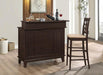 Gabriel Upholstered Counter Height Stools Cappuccino and Beige (Set of 2) - Tony’s Furniture Store & Linen (GA) - Multi Location