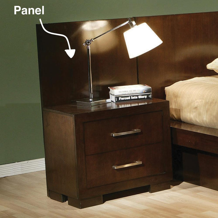 Jessica Nightstand Panels Cappuccino (Set of 2) - Tony’s Furniture Store & Linen (GA) - Multi Location