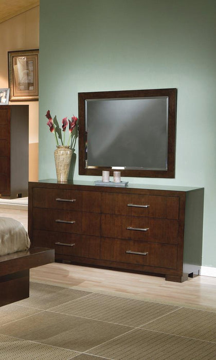 Jessica 6-drawer Dresser Cappuccino - Tony’s Furniture Store & Linen (GA) - Multi Location