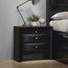 Briana Rectangular 2-drawer Nightstand Black - Tony’s Furniture Store & Linen (GA) - Multi Location