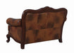 Victoria Tufted Back Loveseat Tri-tone and Brown - Tony’s Furniture Store & Linen (GA) - Multi Location