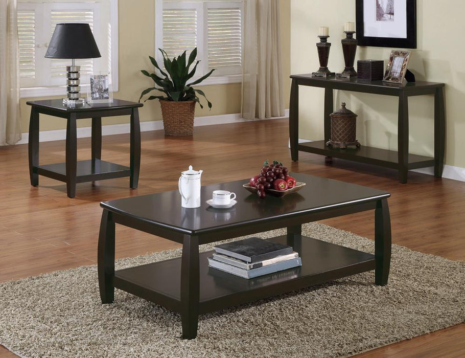 Dixon Square End Table with Bottom Shelf Espresso - Tony’s Furniture Store & Linen (GA) - Multi Location