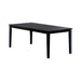 Louise Rectangular Dining Table with Extension Leaf Black - Tony’s Furniture Store & Linen (GA) - Multi Location