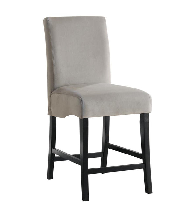 Stanton Upholstered Counter Height Chairs Grey and Black (Set of 2) - Tony’s Furniture Store & Linen (GA) - Multi Location