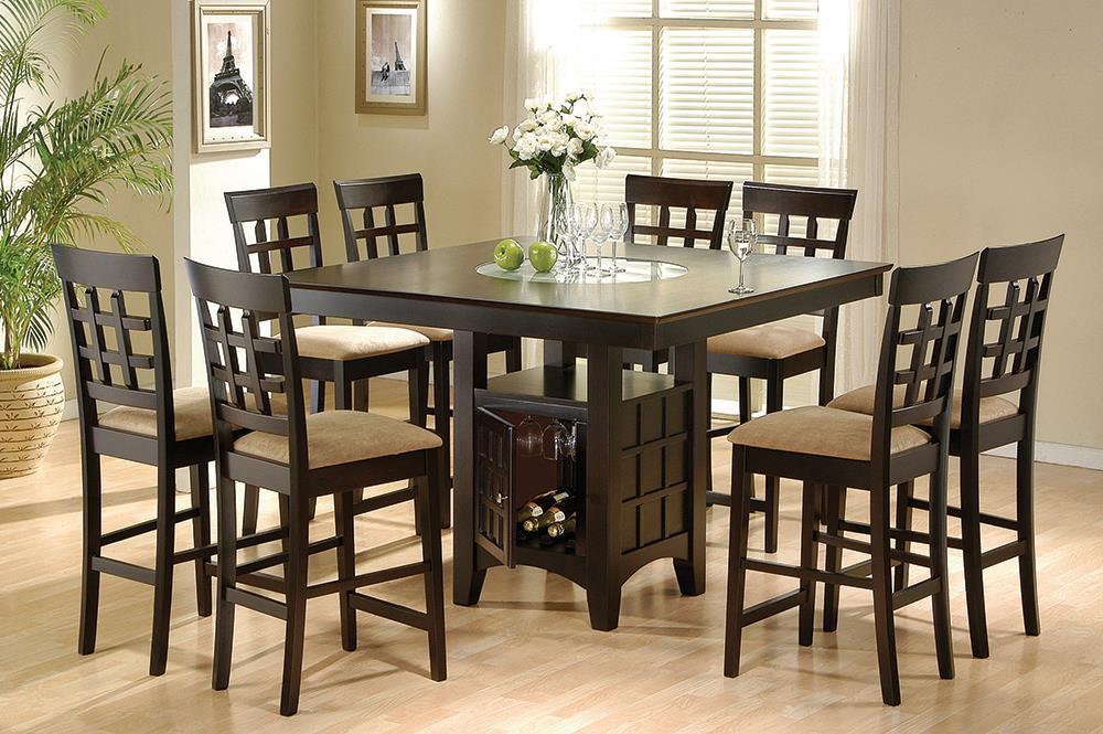 Gabriel Square Counter Height Dining Table Cappuccino - Tony’s Furniture Store & Linen (GA) - Multi Location