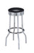 Theodore Upholstered Top Bar Stools Black and Chrome (Set of 2) - Tony’s Furniture Store & Linen (GA) - Multi Location