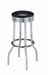 Theodore Upholstered Top Bar Stools Black and Chrome (Set of 2) - Tony’s Furniture Store & Linen (GA) - Multi Location