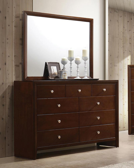 Serenity Rectangle Dresser Mirror Rich Merlot - Tony’s Furniture Store & Linen (GA) - Multi Location