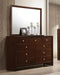 Serenity Rectangle Dresser Mirror Rich Merlot - Tony’s Furniture Store & Linen (GA) - Multi Location