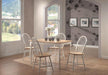 Taffee Rectangle Dining Table Natural Brown and White - Tony’s Furniture Store & Linen (GA) - Multi Location