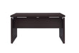 Skylar Computer Desk with Keyboard Drawer Cappuccino - Tony’s Furniture Store & Linen (GA) - Multi Location