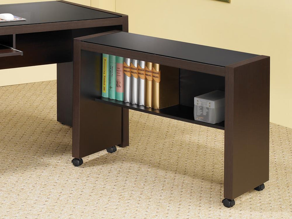 Skeena Mobile Return with Casters Cappuccino - Tony’s Furniture Store & Linen (GA) - Multi Location