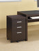 Skeena 3-drawer Mobile Storage Cabinet Cappuccino - Tony’s Furniture Store & Linen (GA) - Multi Location