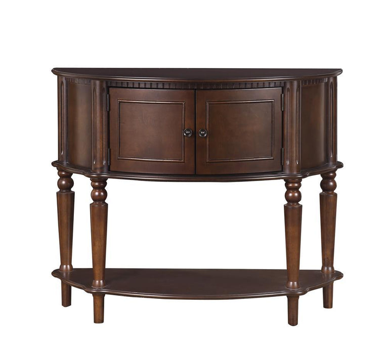Brenda Console Table with Curved Front Brown - Tony’s Furniture Store & Linen (GA) - Multi Location
