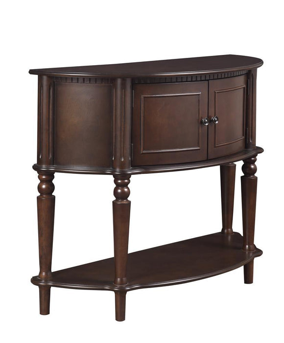 Brenda Console Table with Curved Front Brown - Tony’s Furniture Store & Linen (GA) - Multi Location