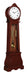 Narcissa Grandfather Clock with Chime Brown Red - Tony’s Furniture Store & Linen (GA) - Multi Location