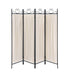 Dove 4-panel Folding Screen Beige and Black - Tony’s Furniture Store & Linen (GA) - Multi Location