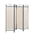 Dove 4-panel Folding Screen Beige and Black - Tony’s Furniture Store & Linen (GA) - Multi Location