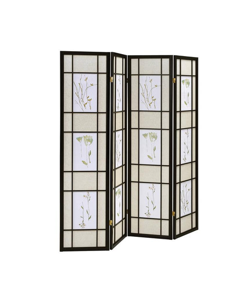 Catabella 4-panel Floral Print Folding Screen Multi-color - Tony’s Furniture Store & Linen (GA) - Multi Location