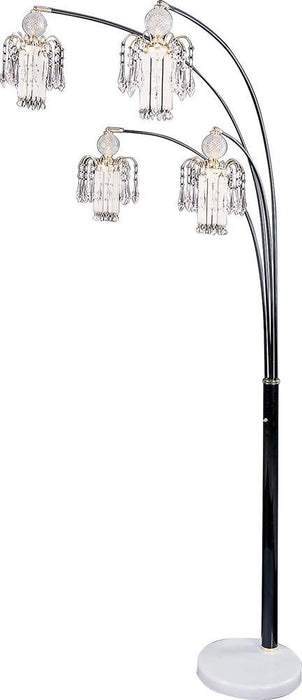 Maisel Floor Lamp with 4 Staggered Shades Black - Tony’s Furniture Store & Linen (GA) - Multi Location
