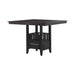 Jaden Square Counter Height Table with Storage Espresso - Tony’s Furniture Store & Linen (GA) - Multi Location