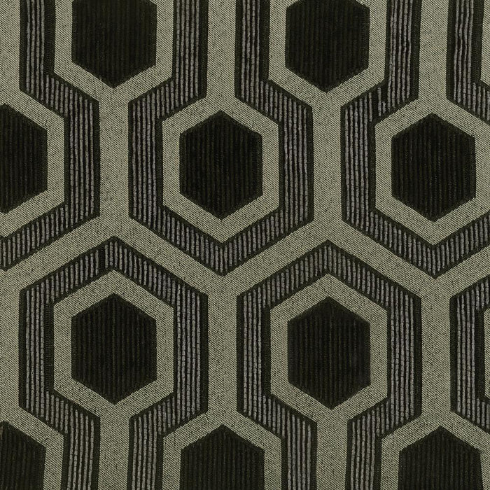 Jansen Hexagon Patterned Accent Chair Grey and Black - Tony’s Furniture Store & Linen (GA) - Multi Location