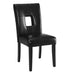 Shannon Open Back Upholstered Dining Chairs Black (Set of 2) - Tony’s Furniture Store & Linen (GA) - Multi Location
