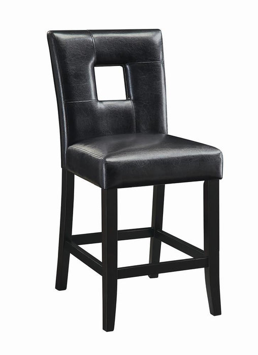 Shannon Open Back Upholstered Dining Chairs Black (Set of 2) - Tony’s Furniture Store & Linen (GA) - Multi Location