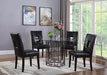 Shannon Open Back Upholstered Dining Chairs Black (Set of 2) - Tony’s Furniture Store & Linen (GA) - Multi Location