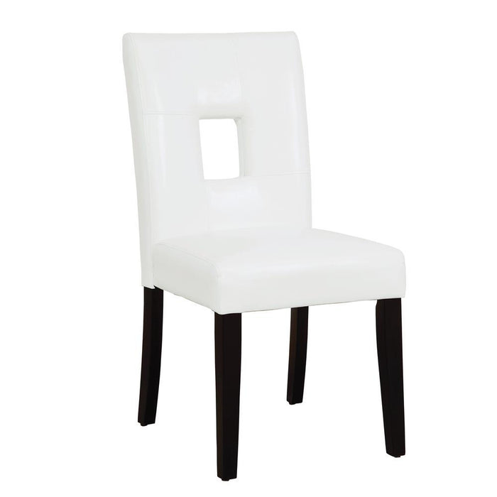 Shannon Open Back Upholstered Dining Chairs White (Set of 2) - Tony’s Furniture Store & Linen (GA) - Multi Location