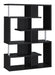 Hoover 5-tier Bookcase Black and Chrome - Tony’s Furniture Store & Linen (GA) - Multi Location