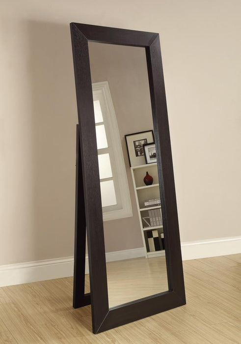 Toga Rectangular Floor Mirror Cappuccino - Tony’s Furniture Store & Linen (GA) - Multi Location